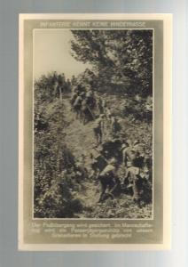 Mint WW2 Germany Army Wehrmacht Infantry with Anti tank Gun on Hil Postcard RPPC