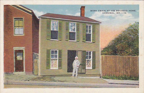 Missouri Hannibal Mark Twain At His Boyhood Home