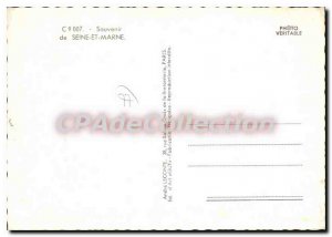 Modern Postcard Souvenir De Seine Et Marne