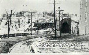 Real Photo, Private Trolley - Hampden, Maine ME  