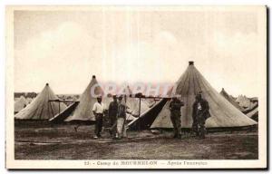 Old Postcard Camp Mourmelon After the Army exercise