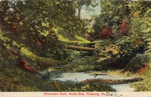 c.1910 Riverview Park North Side Pittsburg Pa. Postcard 2T3-593