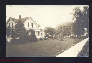 RPPC SCRIBNER NEBRASKA RESIDENCE STREET SCENE VINTAGE REAL PHOTO POSTCARD