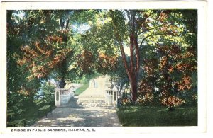 Bridge in Public Gardens, Halifax, Nova Scotia