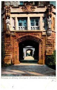 New Jersey  Jersey City   Princeton University Entrance to Library Courtyard