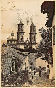 TAXCO GUERRERO MEXICO~CALLE de LA PALMA~1934 REAL PHOTO POSTCARD