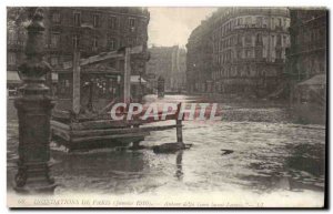 Paris - 8 - Floods of Paris 1910 - Around The Gare Saint Lazare - Old Postcard