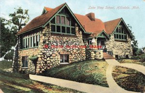 MI, Hillsdale, Michigan, Lake View School Building, 1912 PM