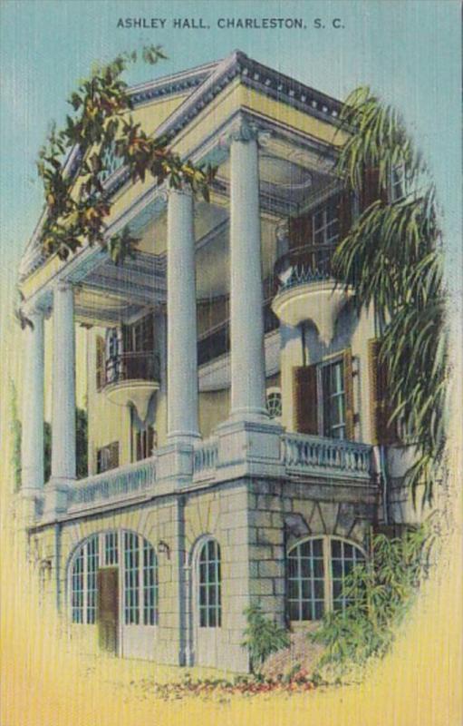 South Carolina Charleston Ashley Hall 1954