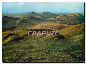 Postcard Modern Coueleurs and light of the picturesque France Auvergne Puy de...