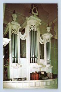 Curtis Memorial Organ Christ Church Boston MA UNP Chrome Postcard L15