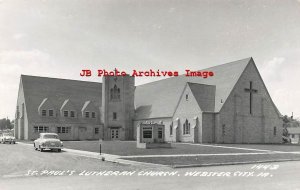 IA, Webster City, Iowa, RPPC, Saint Paul's Lutheran Church, Photo No 144-B