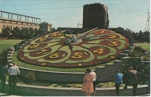 US    PC1363  ONTARIO HYDRO FLORAL CLOCK, NIAGARA FALLS