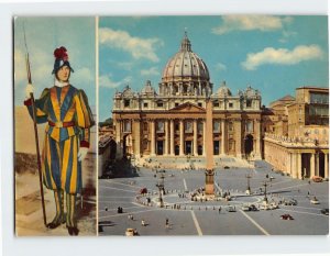 Postcard St. Peter's Square, Rome, Italy