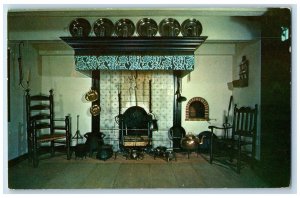 c1960 Sleepy Hollow Restoration Fire Place Baking Oven Tarrytown NY Postcard