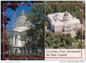 California Sacramento Greetings From Sacramento The State Capitol