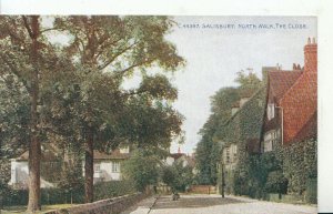 Wiltshire Postcard - Salisbury -  North Walk - The Close - Ref 8961A