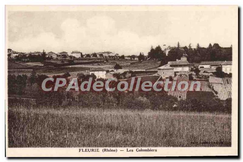 Postcard Old Fleurie Colombiers