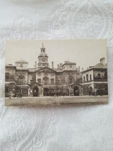 Antique Postcard The Horse Guards, Whitehall, London. Turn of the century.