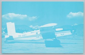 Transportation~Aircraft~Royal Nepal Airlines~Pilatus PC-6~Vintage Postcard