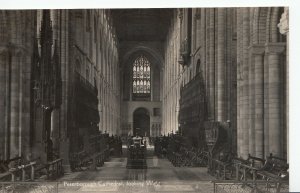 Cambridgeshire Postcard - Peterborough Cathedral,  Looking West  A5996