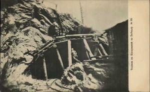 Baikal Russia RR Train Tunnel c1910 Postcard