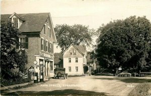 VT, Stratford, Vermont, Main Street, Socony Gas Pumps, Post Office, No 532, RPPC