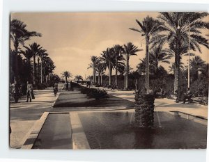 Postcard Public Gardens, Tripoli, Libya