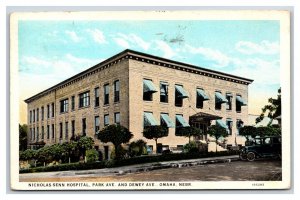 Nicholas Senn Hospital Omaha Nebraska NE WB  Postcard O17