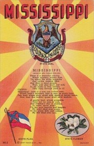 Mississippi State Seal State Flag State Flower