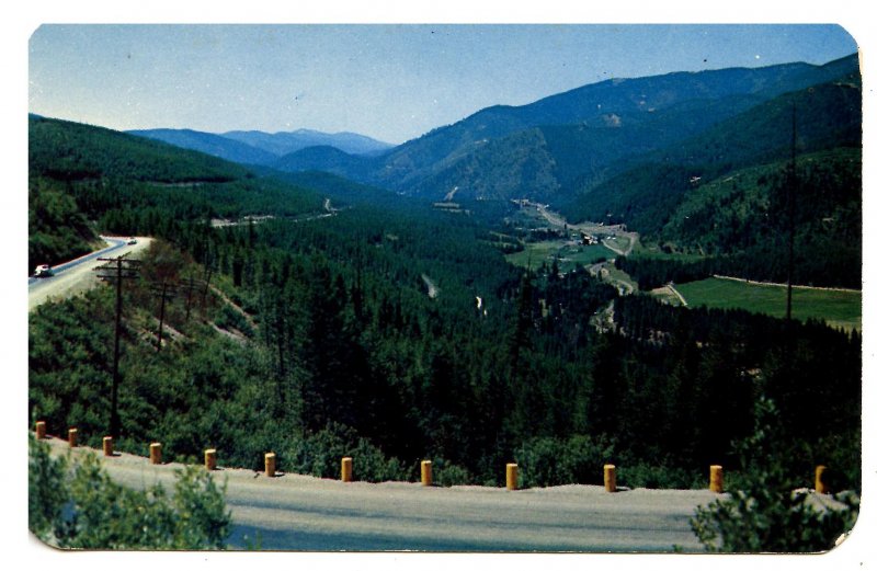 ID - Coeur d'Alene. View from Lookout Pass