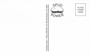 F72/ Idaho Postcard c1950s Comic Spud Power Double Date Car 1 