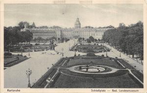 BR42248 Karlsruhe schlossplatz bad landesmuseum germany