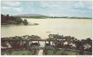 KAOHSIUNG, Taiwan, 1940-1960's; Tabey Lake, Aerial View