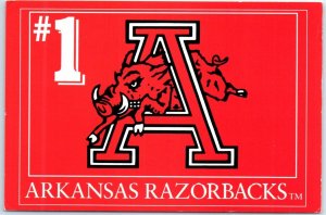 Postcard - #1  Arkansas Razorbacks - Arkansas