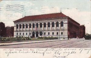 Public Library Boston Masssachusetts 1907