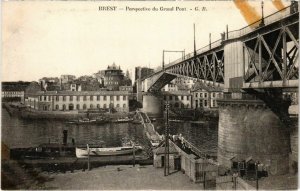 CPA Brest- Perspective du Grand Pont FRANCE (1025668)