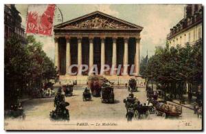 Old Postcard Paris La madeleine