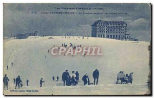 Luchon - Le Plateau during sports d & # 39Hiver - Old Postcard