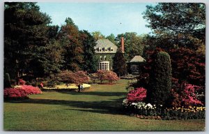 Vtg Baltimore Maryland MD Sherwood Gardens 1950s Chrome View Postcard