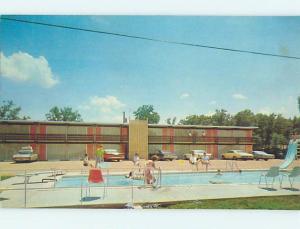 Unused Pre-1980 OLD CARS & PYLON MOTEL Osage Beach Missouri MO n9993