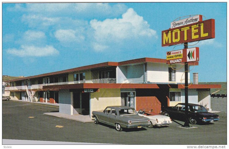 Roman Anthony Motel , CALGARY , Alberta , Canada , 40-60s