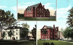 C.1920 Multi view Northland College, Ashland, Wis. Postcard P132