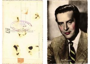 CPA AK Ray Milland FILM STAR (548552)