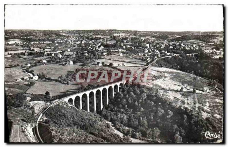 Modern Postcard Neris les Bains Aerienne View Over the Viaducts