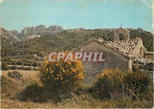 Postcard Modern Belles Images of Provence Old Roman chapel and Les Dentelles ...