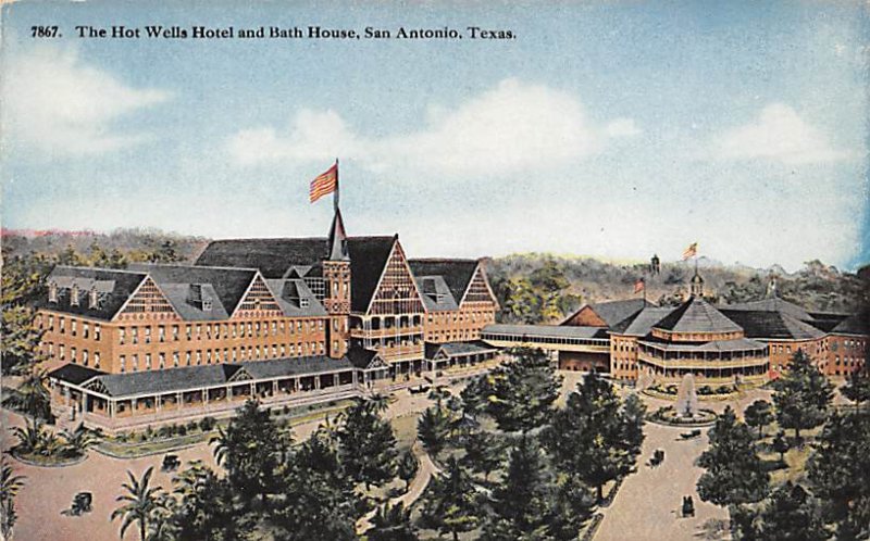 The Hot Wells Hotel Bath House - San Antonio, Texas TX
