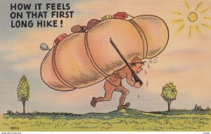 COMIC; 1930-1940's; How It Feels On That First Long Hike!