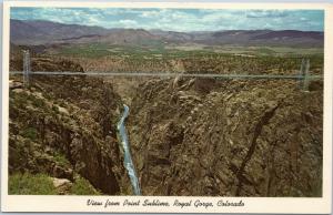 View from Point Sublime, Royal Gorge, Colorado river