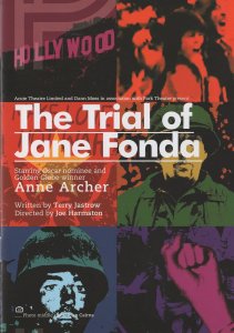 The Trial Of Jane Fonda Anne Archer Theatre Programme Playbill TPHB